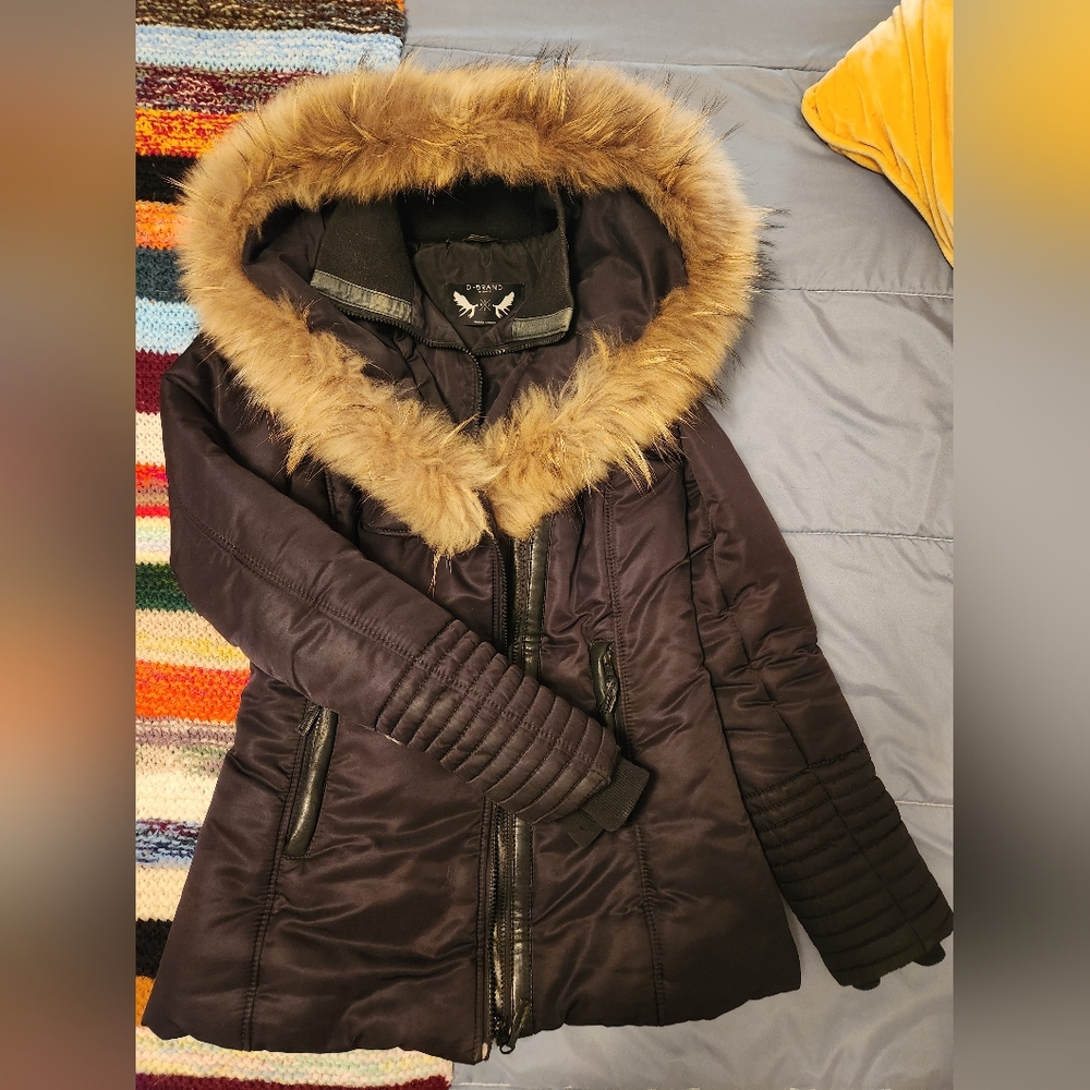 Dimitri black winter coat
